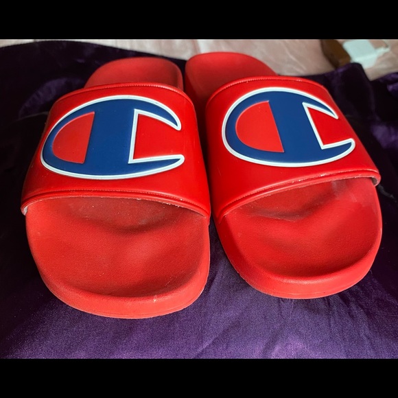 Champion | Shoes | Red Champion Slides 